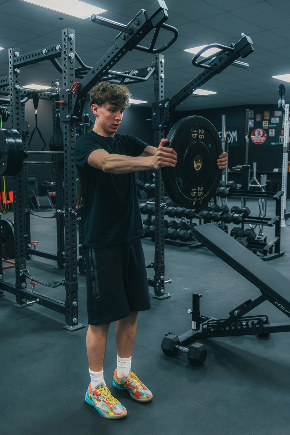 Youth athlete strength and speed training at Gas House Gym, Spokane Valley